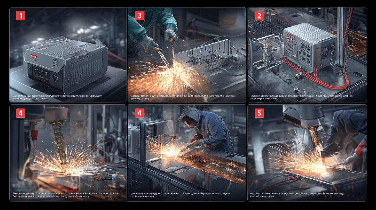 Иллюстрация этапов работы сварочного инвертора