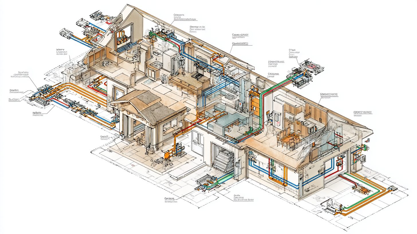 Схема электрической системы частного дома