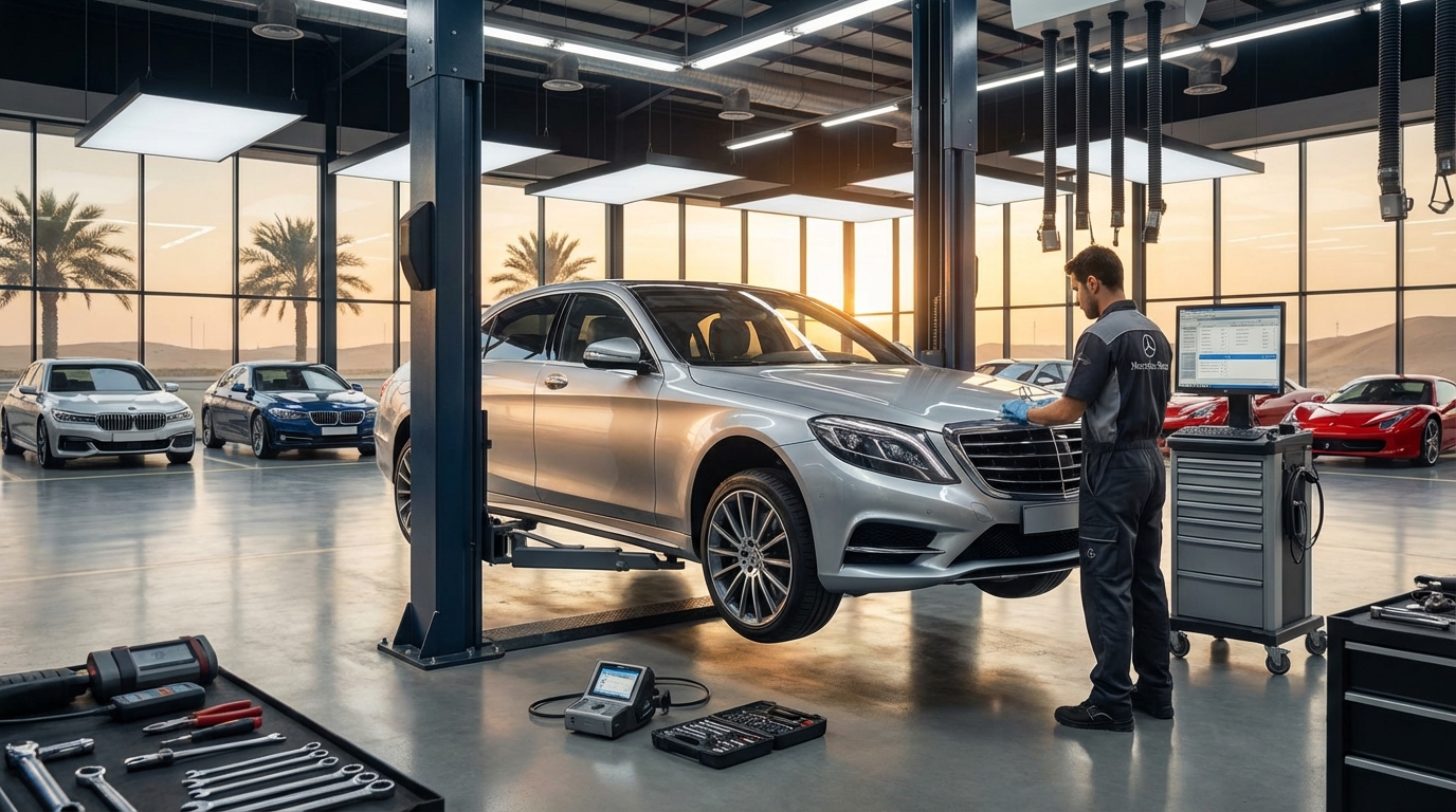 Диагностика автомобиля в автосалоне ОАЭ