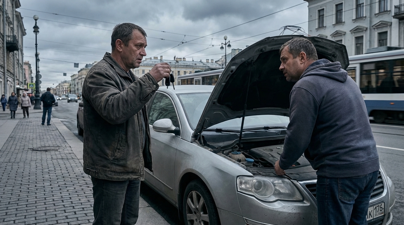 Процесс продажи автомобиля без документов в Санкт-Петербурге