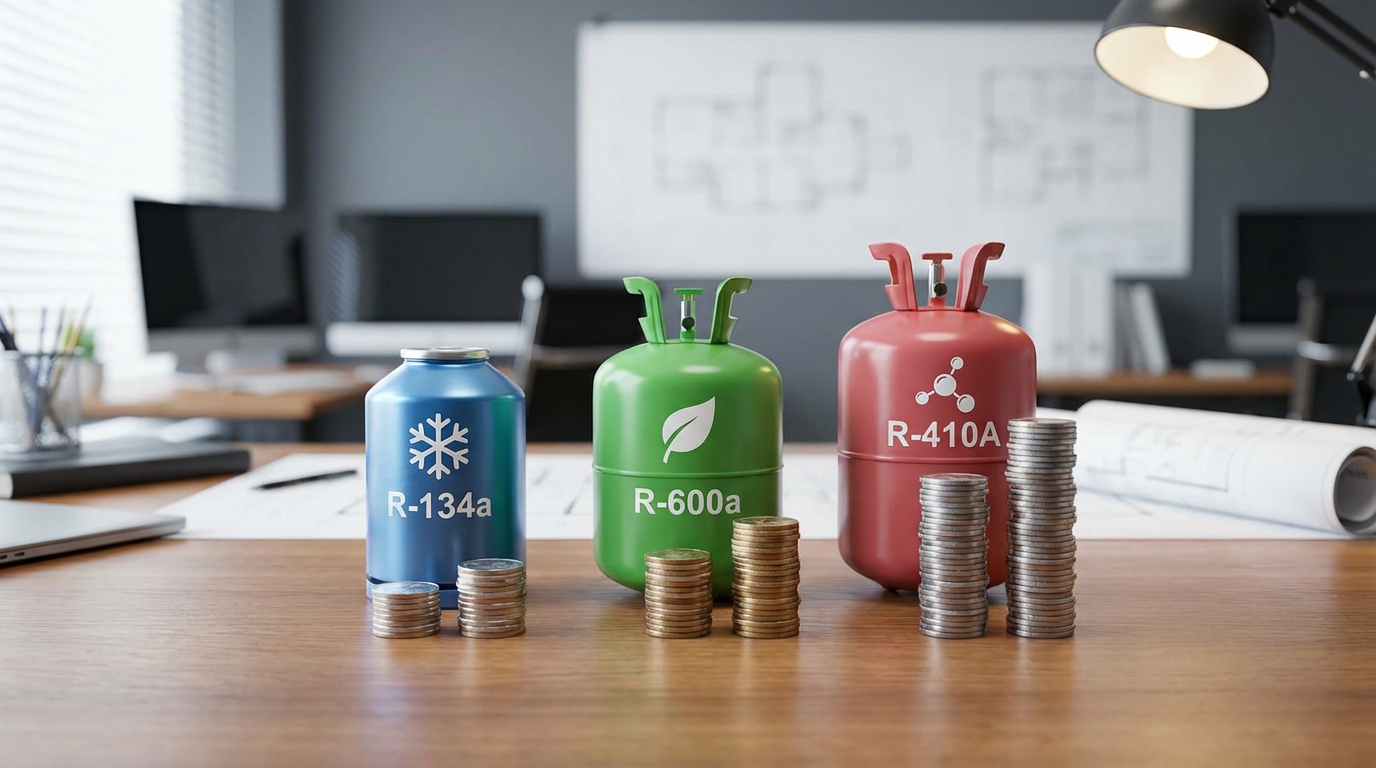 Сравнительная таблица цен на типы хладагентов для автоперевозок