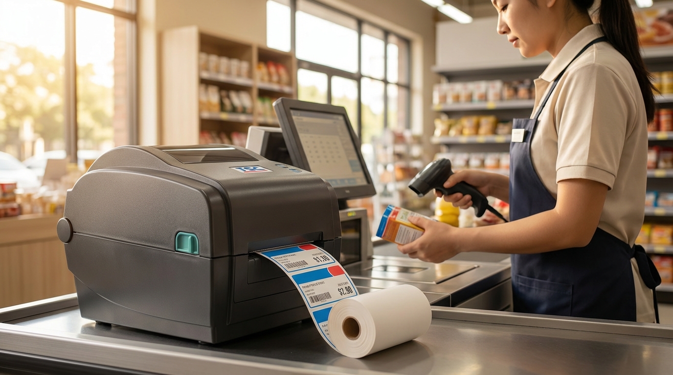 Применение термопринтера TSC TE200 в розничной торговле