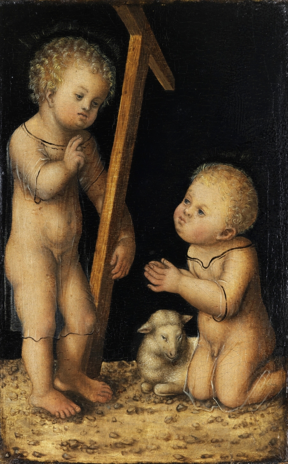 55Младенцы Иисус Христос и Иоанн Креститель (The Infant Christ and Saint John the Baptist)_29 х 19_д.,м._Ганновер, Национальный музей.jpg