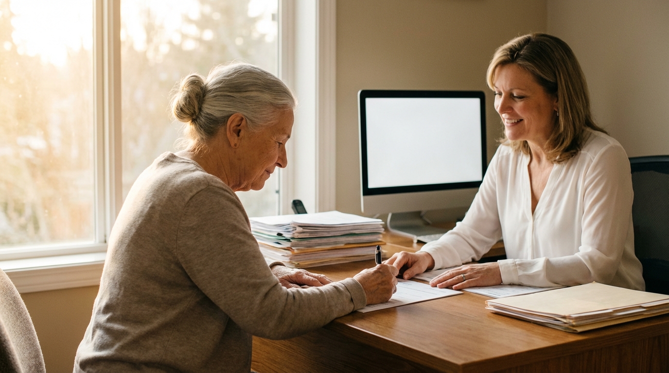 Процесс оформления в пансионат для пожилых