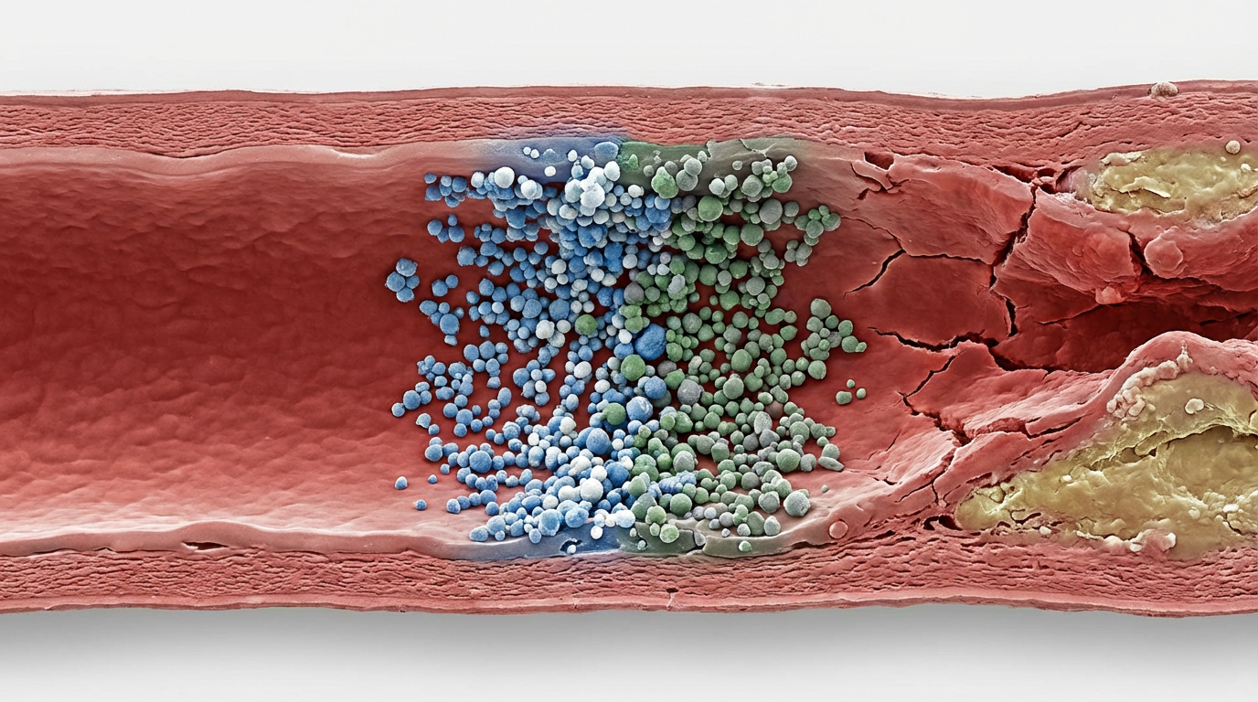 Иллюстрация микроэлементов и их эффекта на сосуды