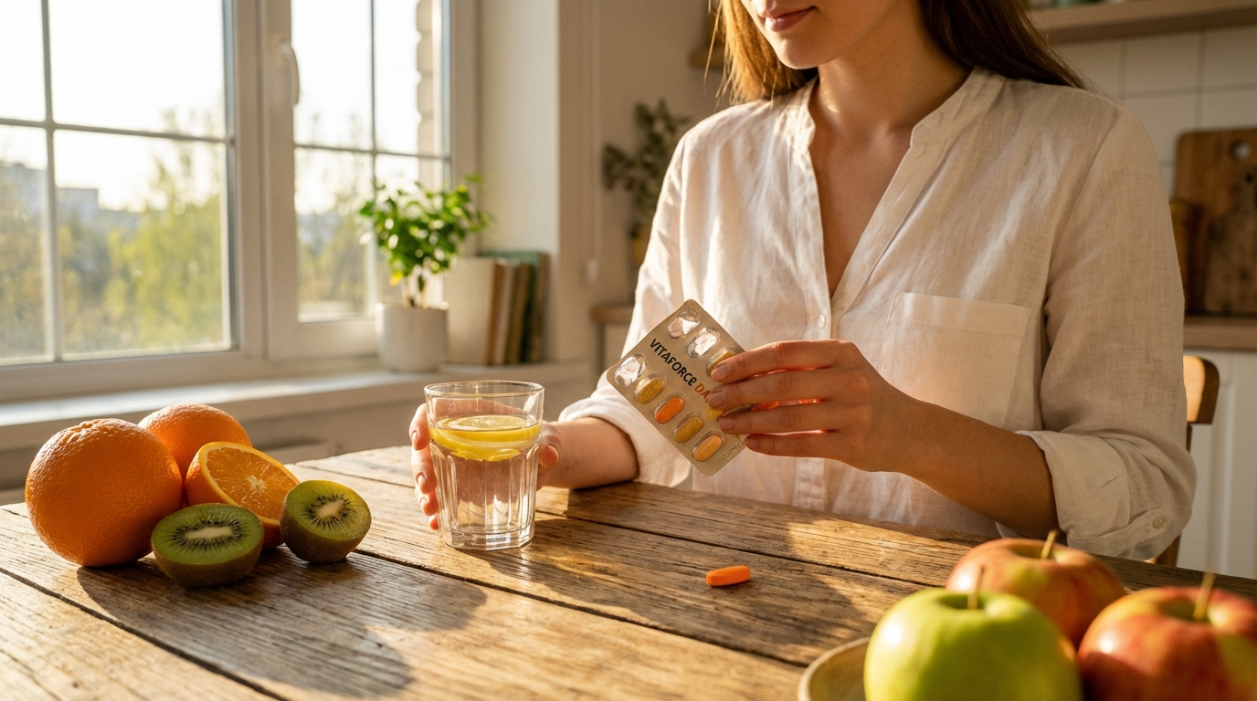 Ежедневное применение витаминных комплексов в профилактике
