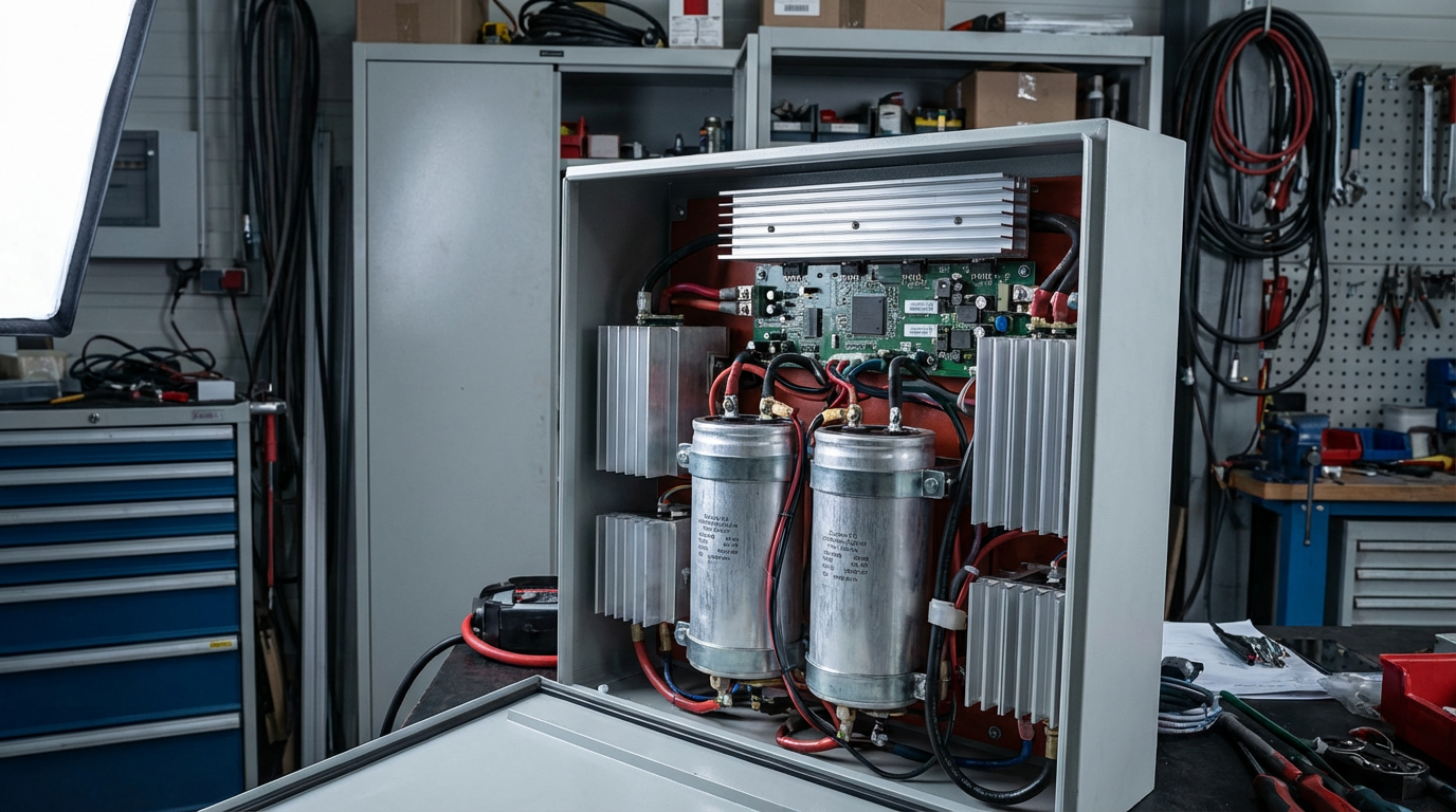 Применение конденсаторов в промышленном инверторе