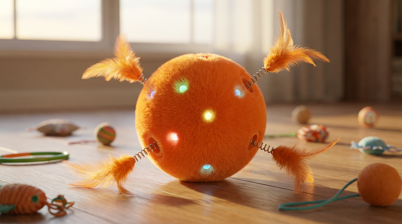 Интерактивная игрушка для кошек с элементами электроники