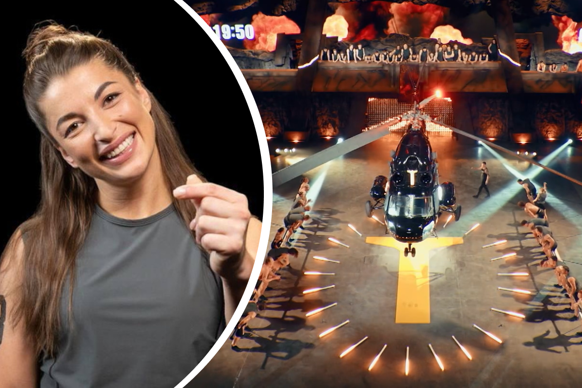 Пермская регбистка Дарья Норицина помогла команде поднять вертолет на шоу «Титаны»