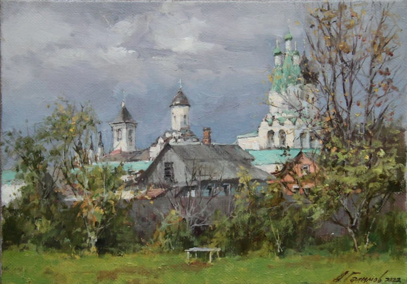 «Перед дождём. Старая Слобода. Вид на Церковь Покрова Пресвятой Богородицы».jpg