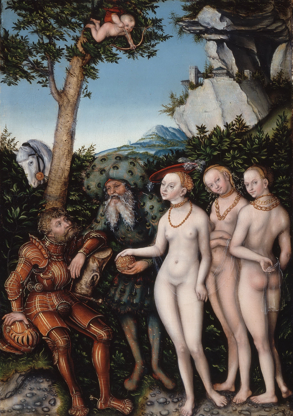 41Суд Париса (The Judgment of Paris)_1530_50.8 х 36.4_Сент-Луис, Художественный музей.jpg