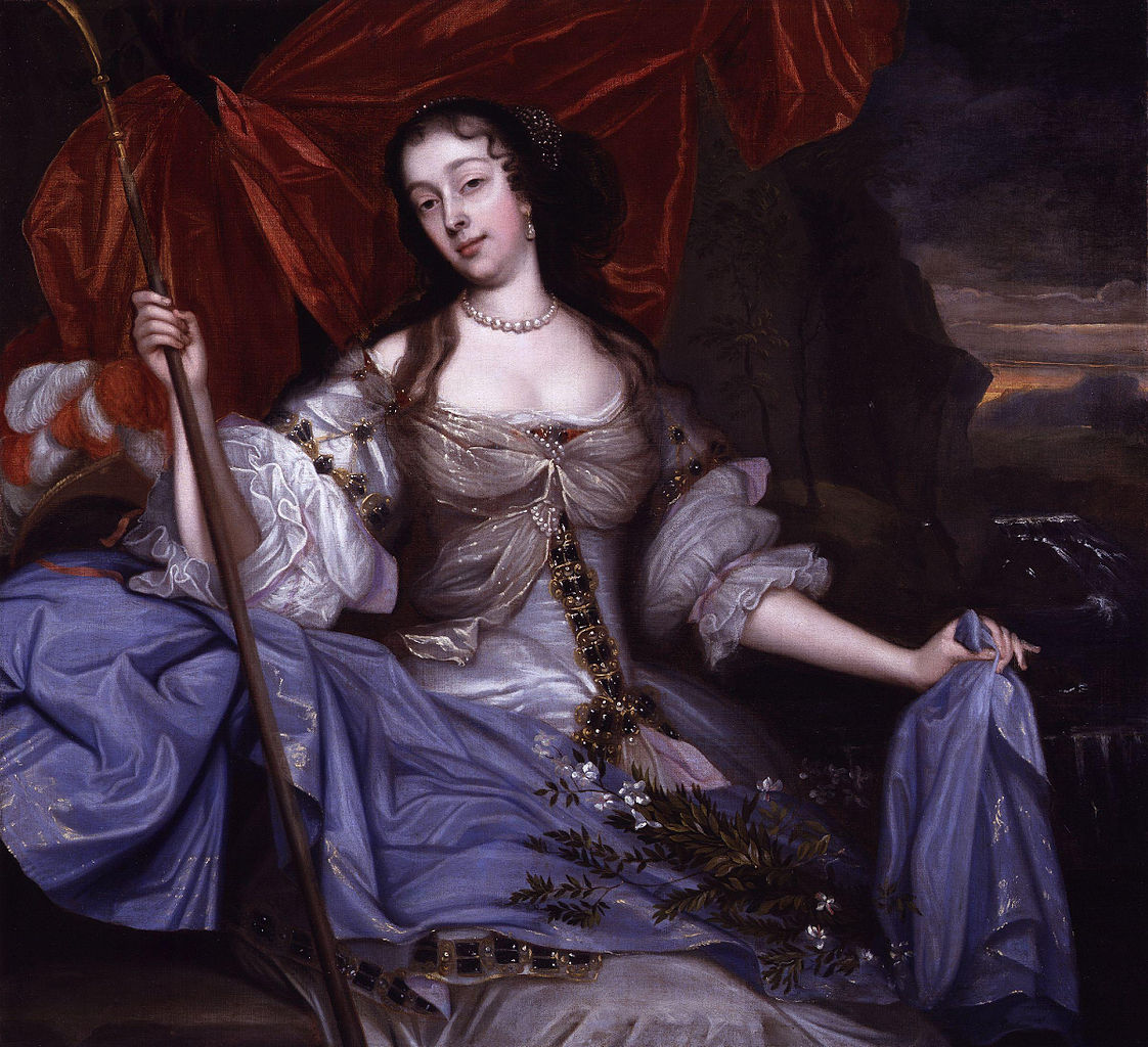 34Barbara Palmer, n?e Villiers, Duchess of Cleveland Barbara_Palmer_(n?e_Villiers),_Duchess_of_Cleveland_by_John_Michael_Wright.jpg