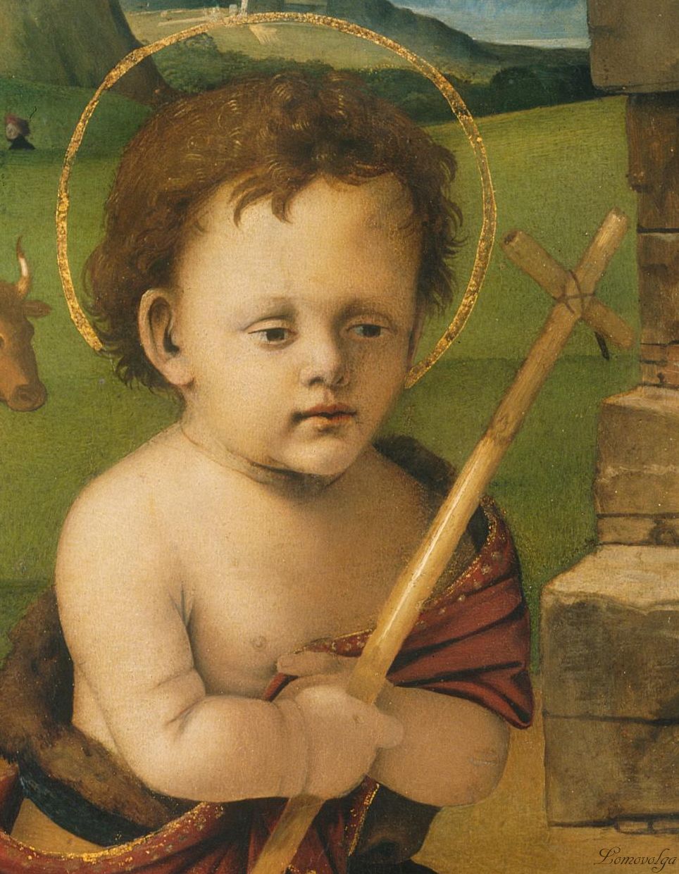 20Рождество с юным Иоанном Крестителем (ок.1500) (145.7 см) (Вашингтон, Нац. галерея3).jpg