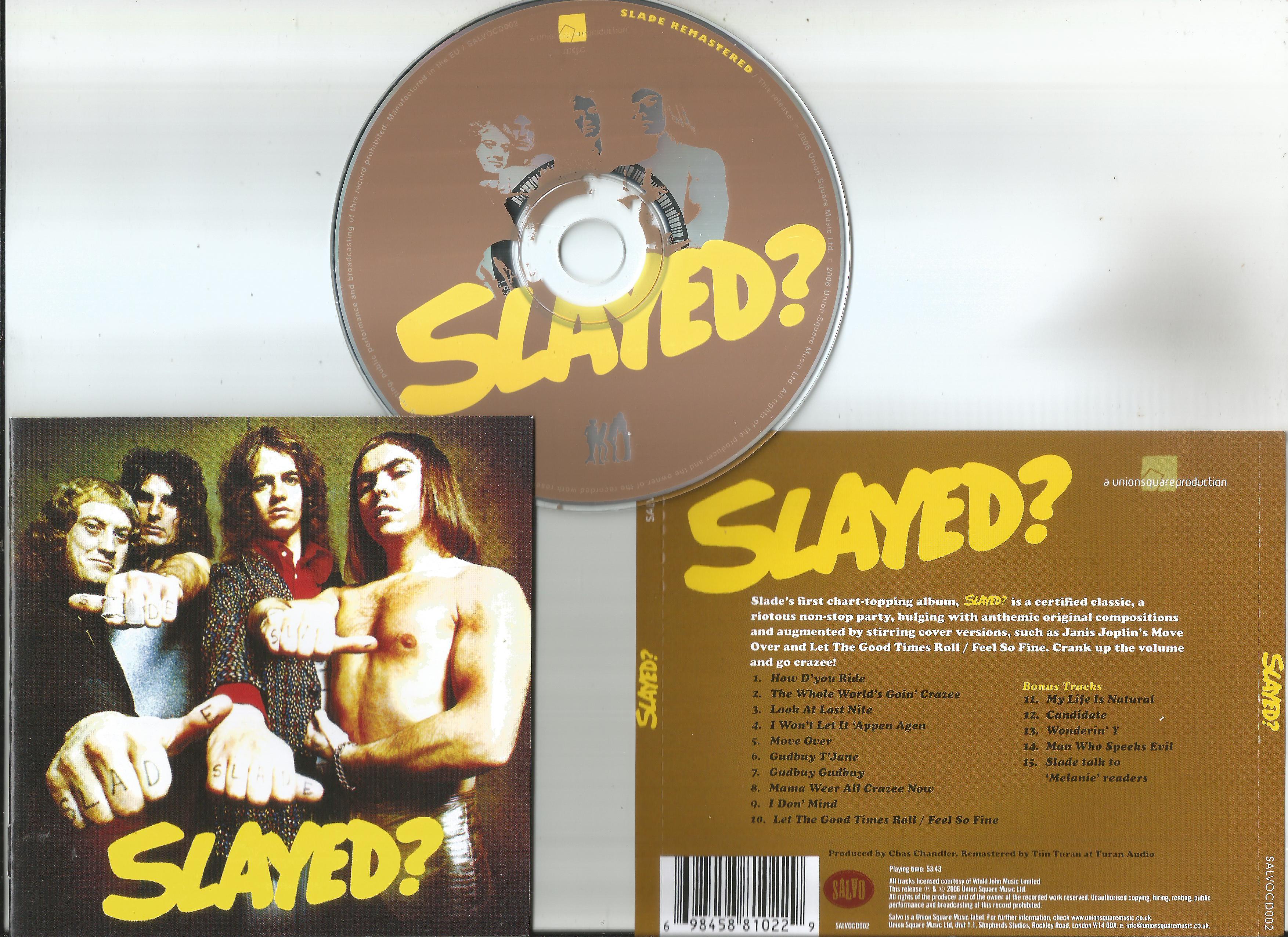 slade slayed? + 5bonus tracks (12page booklet)