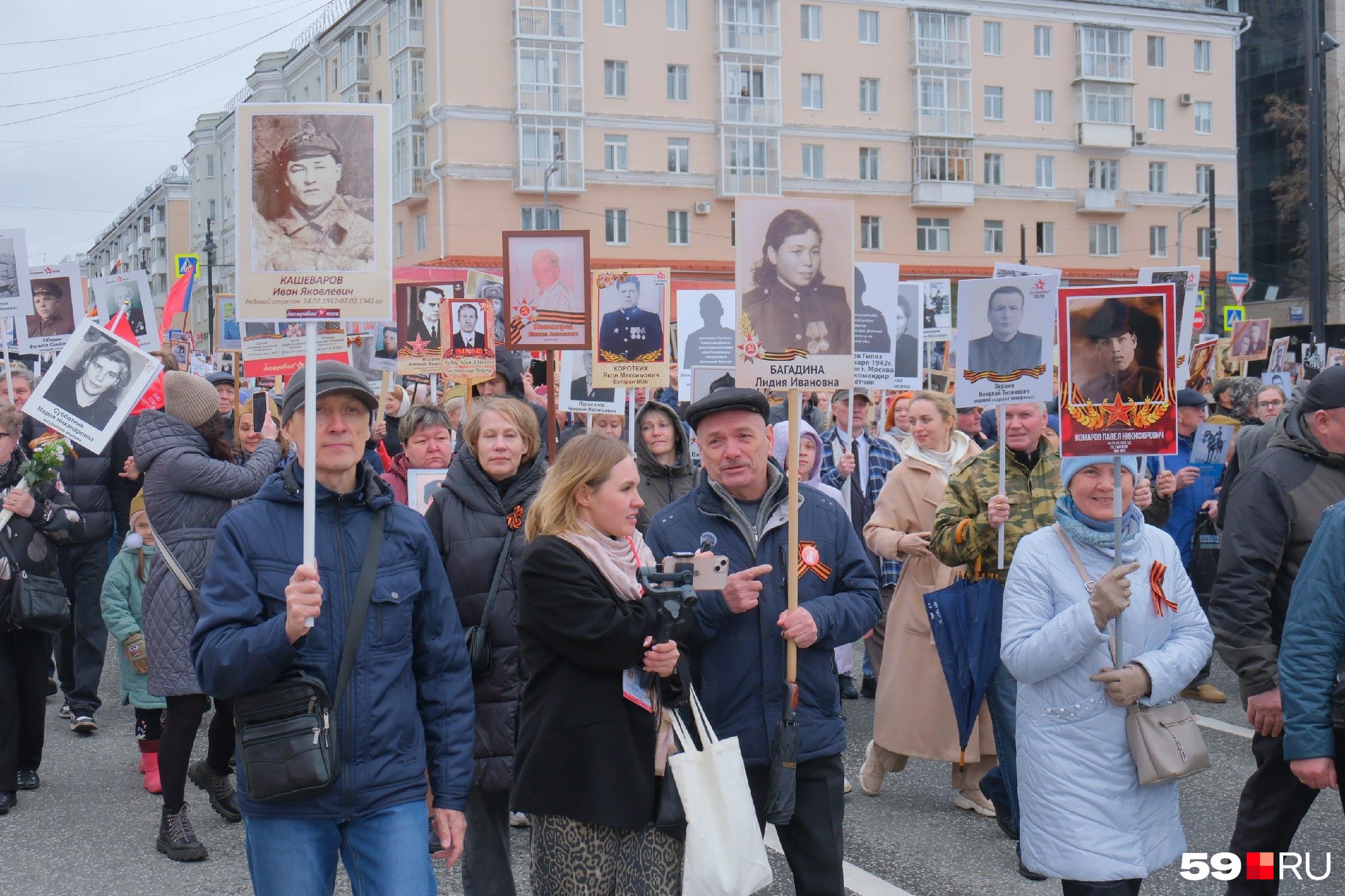 Пермь готовится к шествию «Бессмертного полка» 9 мая