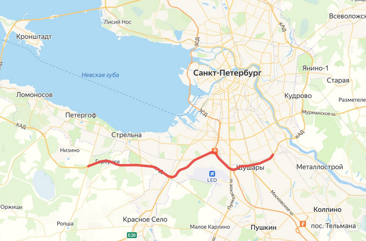 На КАД будет запрещено движение грузового транспорта
