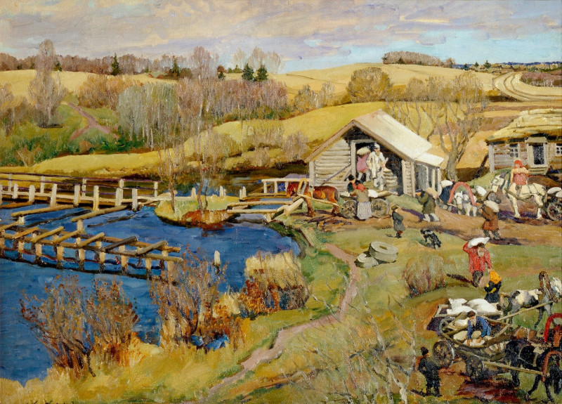 Мельница. Октябрь. Лигачево, 1913.jpg