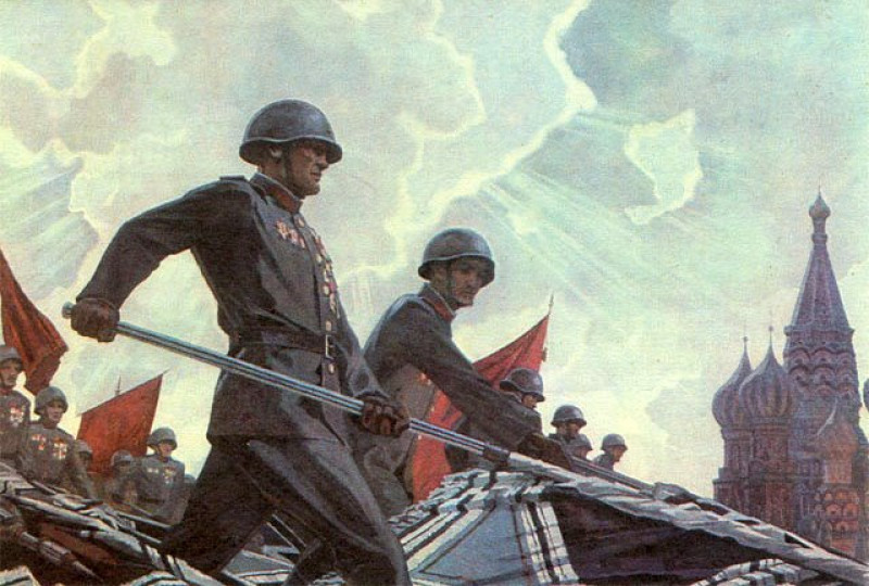 Поверженные знамена. Парад победы.jpg