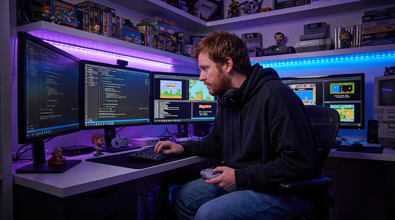 Портированные игры на Андроид: культовые проекты с ПК и консолей, male professional at work, studio