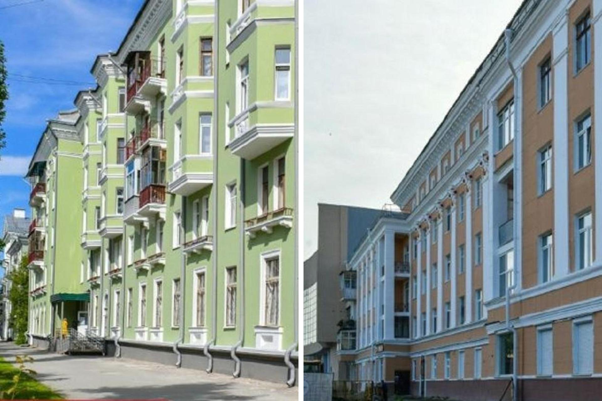 В Перми обновляют фасады 60 домов на гостевом маршруте