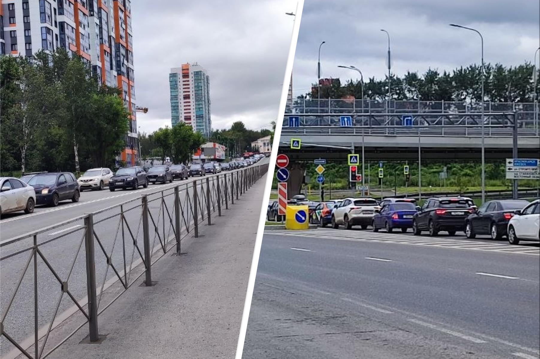 Пробка на Локомотивной: пермяки страдают из-за неработающего светофора
