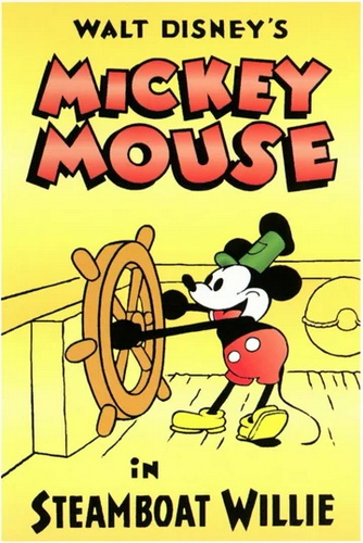 Пароход Уилли / Пароходик Вилли / Steamboat Willie (1928) HD