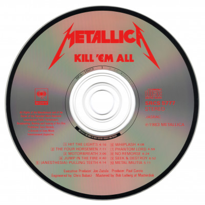 Metallica – Kill 'Em All (1983) [SRCS 5777]